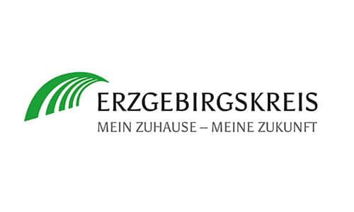 Logo Erzgebirgskreis mit Slogan CMYK